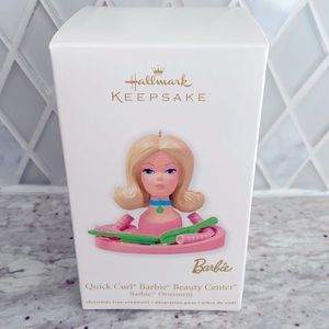 HALLMARK KEEPSAKE BARBIE “QUICK CURL BARBIE BEAUTY CENTER” ORNAMENT 2012..NEW!
